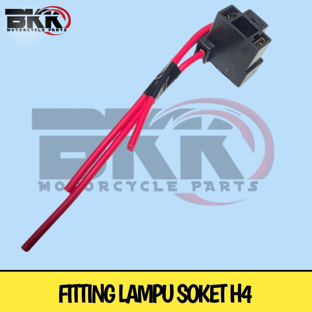 SOKET FITTING LAMPU DEPAN H4 MOTOR & MOBIL