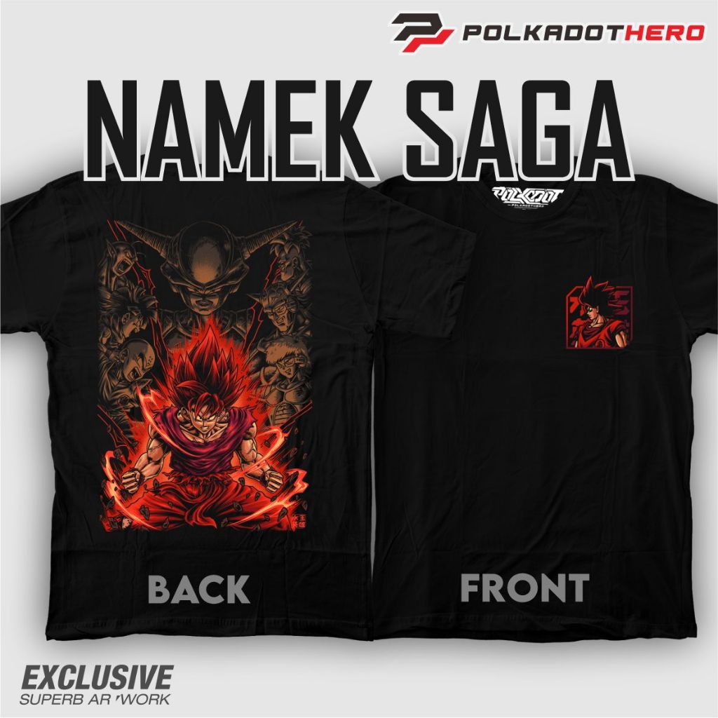 POLKADOT HERO BIG SIZE | KAOS BIGSIZE | KAOS DRAGON BALL | NAMEK SAGA | KAOS PRIA | KAOS HITAM | KAO