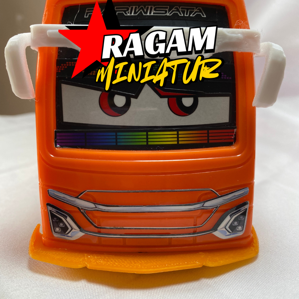 Winglet Miniatur Bus Basuri Accesoris miniatur Untuk bus Minitur Basuri