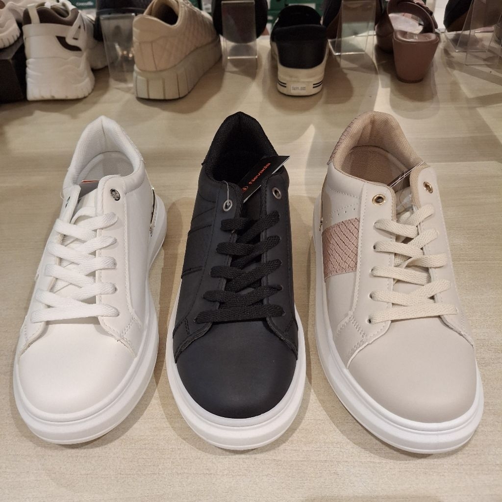 Nevada sepatu sneakers tali wedges hak dalam 4cm wanita comfort & ori size 36-40