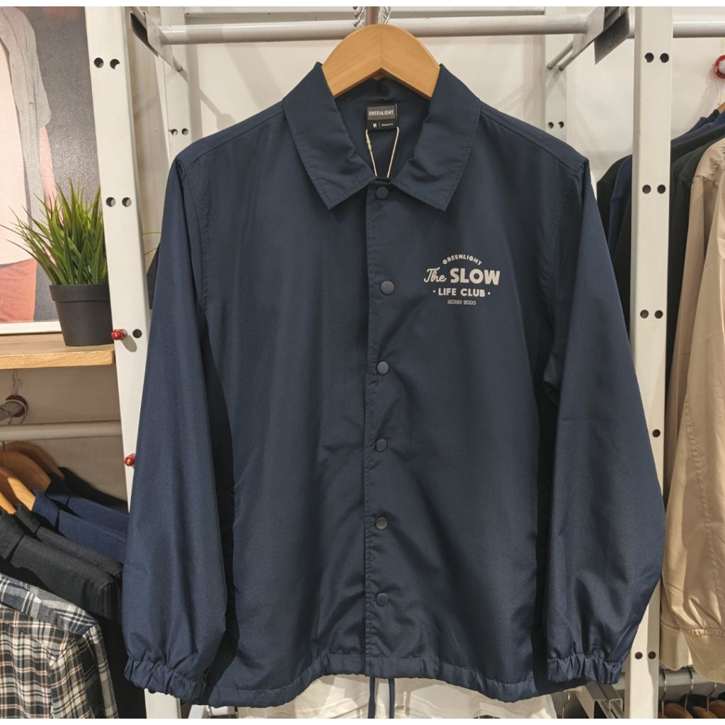 Greenlight Jaket Semi Coach Pria Regular Fit 041124 Original