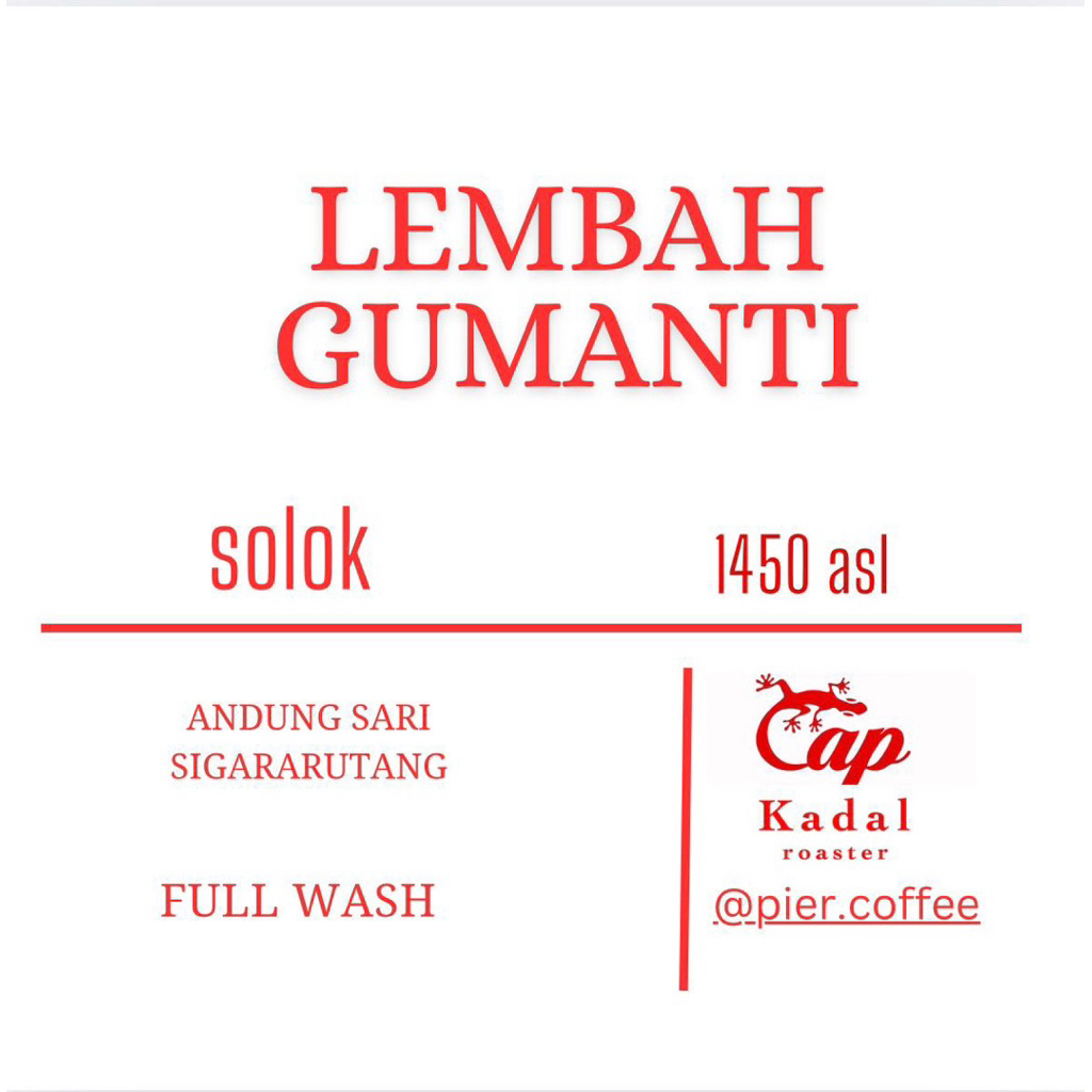 

Lembah Gumanti Solok Fullwash 200Gr