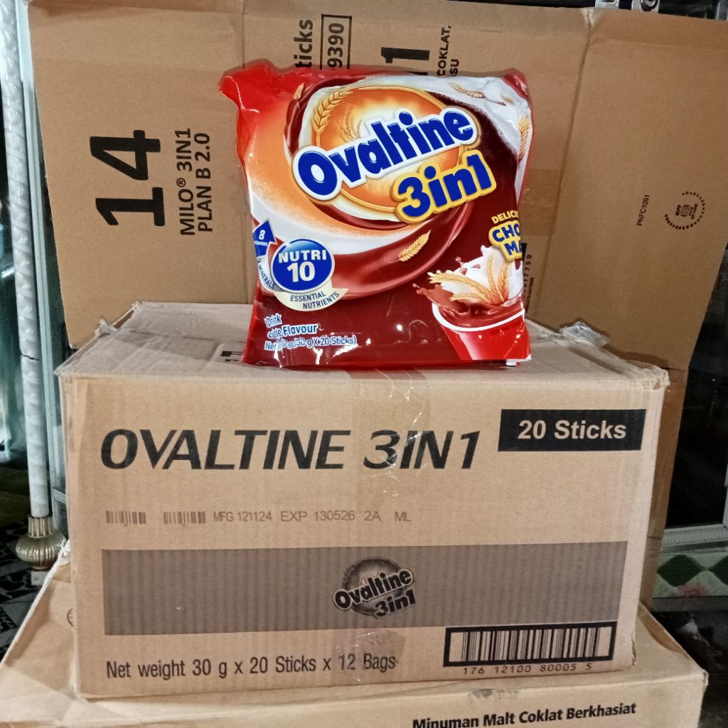 

ovaltine 3in1 Choco malt (satu kotak)