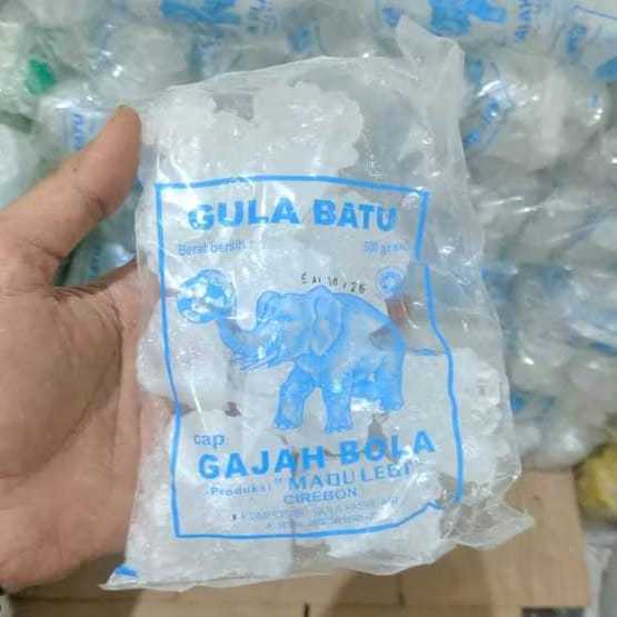

Gula Batu Asli Cirebon Cap Gajah Bola