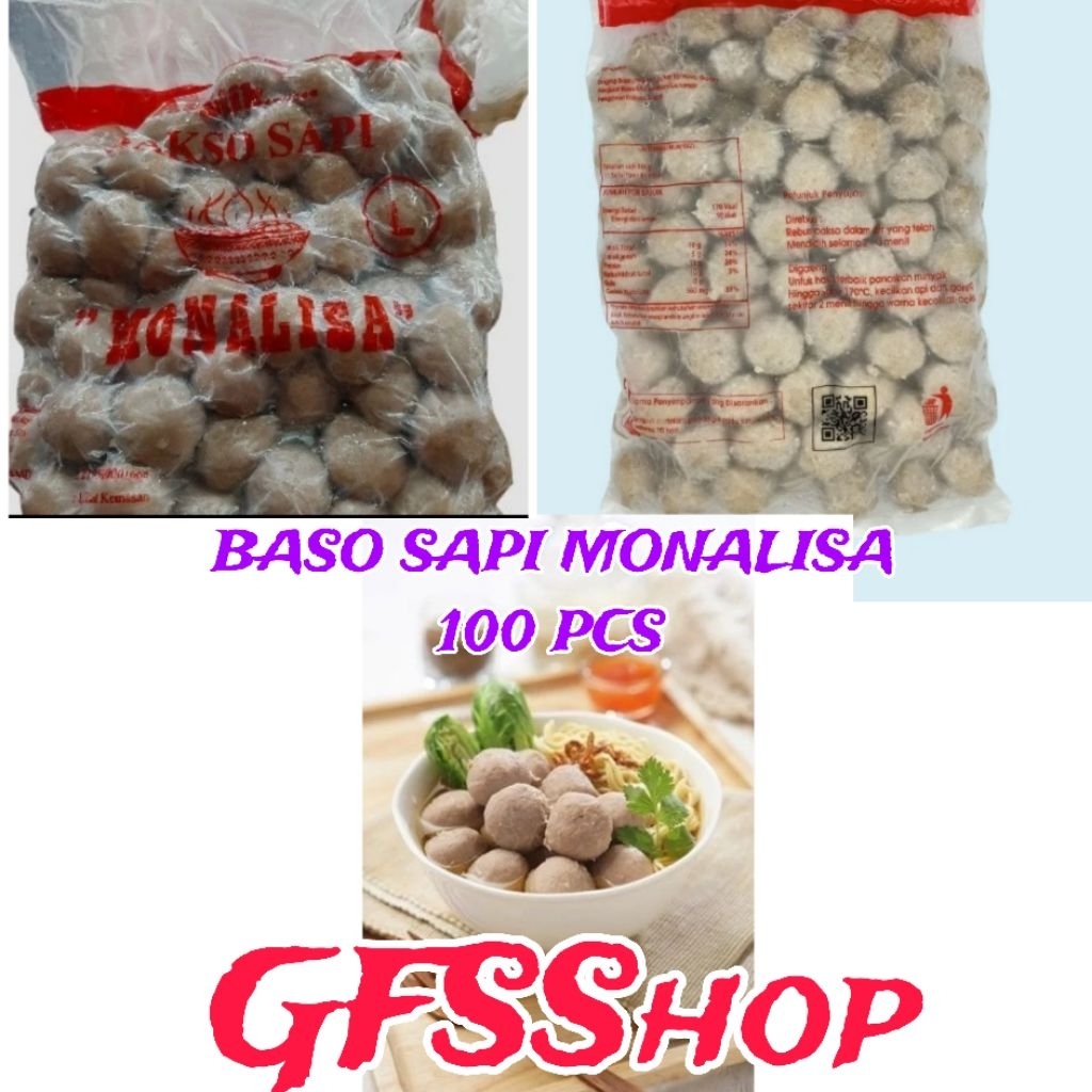 

Kode E. Bakso Sapi Monalisa M Isi 100pcs Bakso Sapi Asli