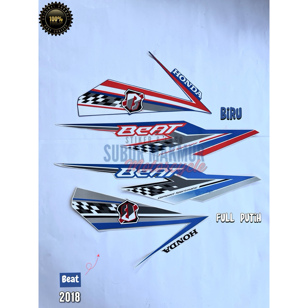 STIKER STRIPING LIS BODY BEAT 2018 ORI