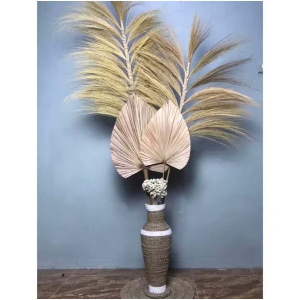 paket bunga kering sudut ruang/bunga kering aesthetic/hiasan bunga kering dekorasi/dekorasi bunga ke