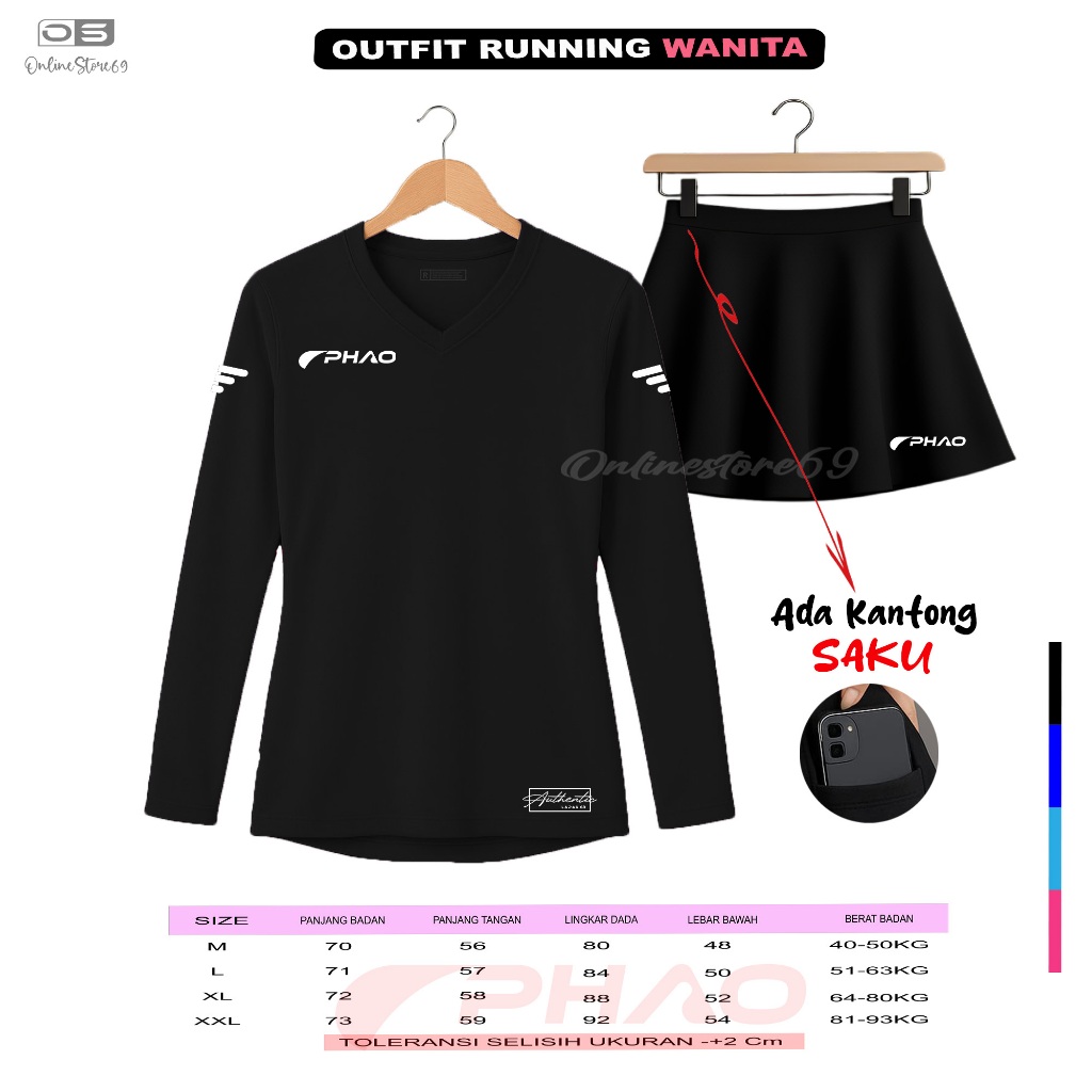 Set kaos olahraga senam wanita / set olahrga aerobic / pakaian olahraga joging / outfit running wani