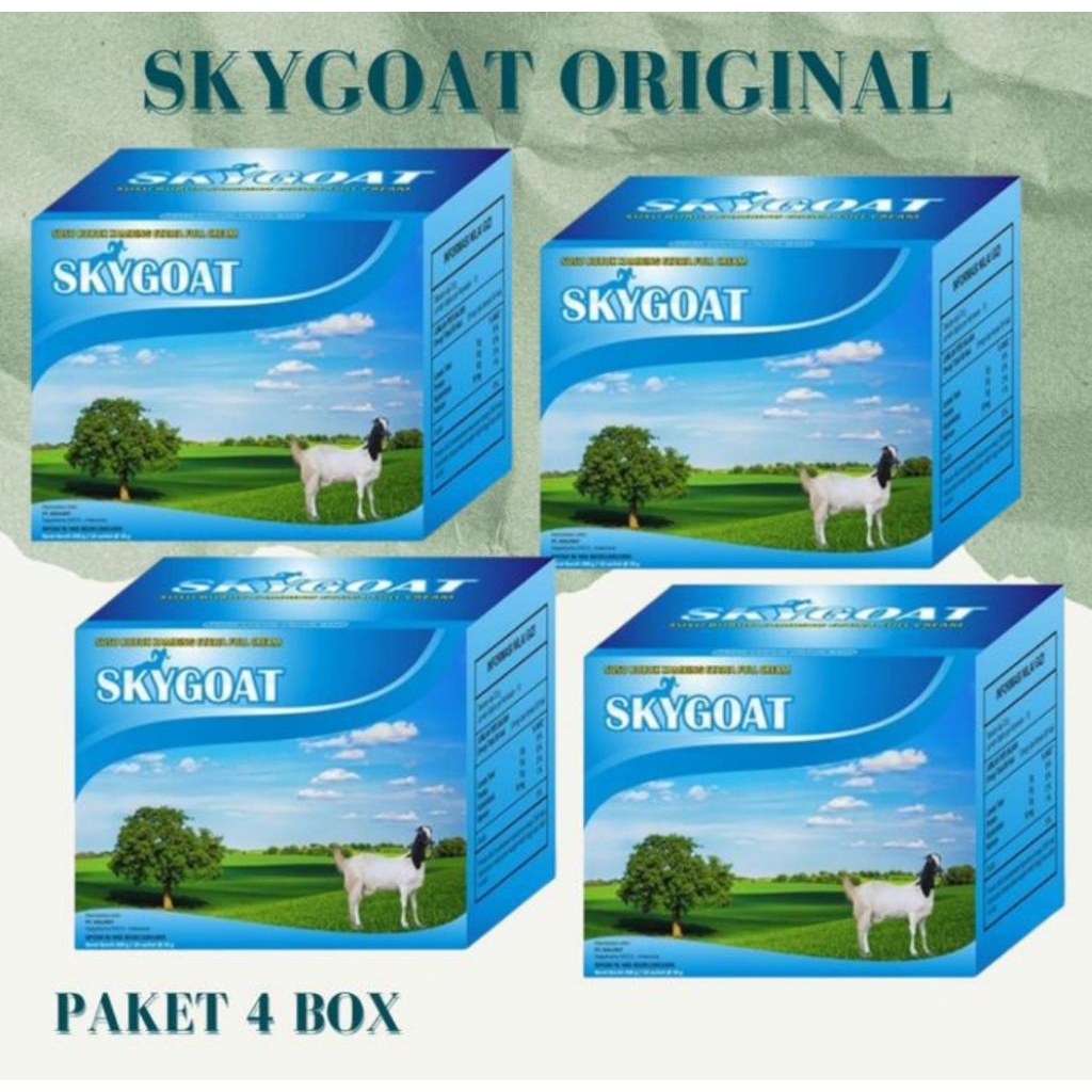 

Skygoat | Paket 4 Box | Susu Kambing Etawa Bubuk Original