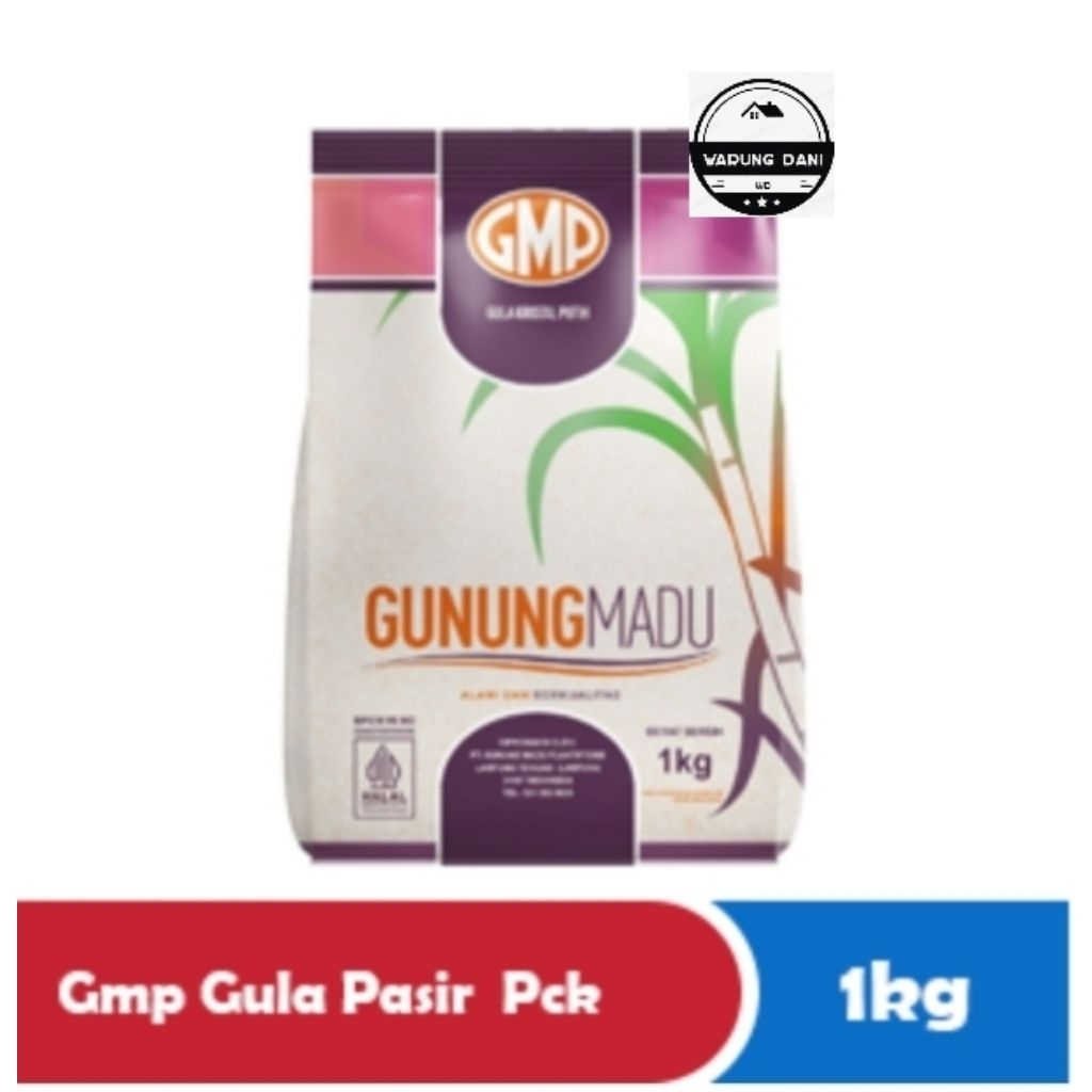 

Gula Pasir Gmp 1Kg Gula Kristal Putih Tebu asli 100% Gunung Madu Alami Berkualitas