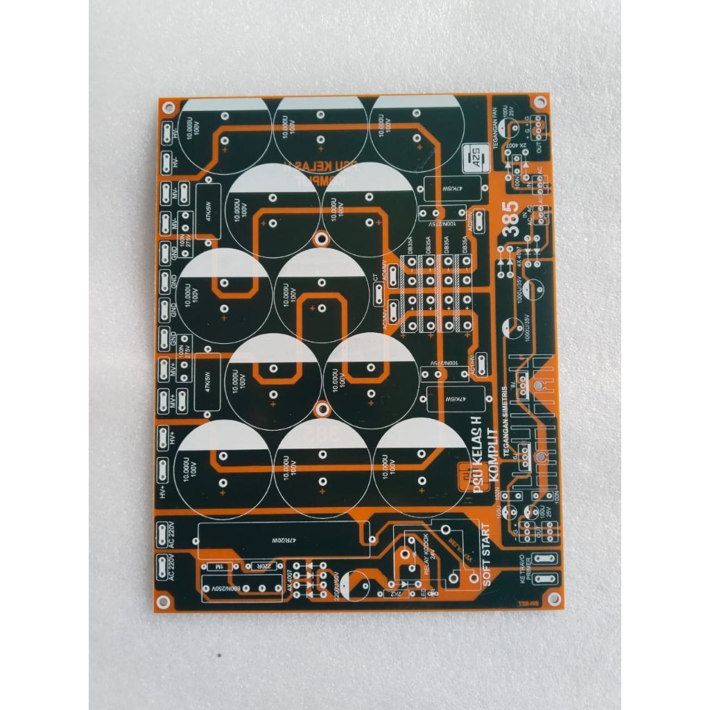 PCB PSU 12 Elco Class H Komplit  385