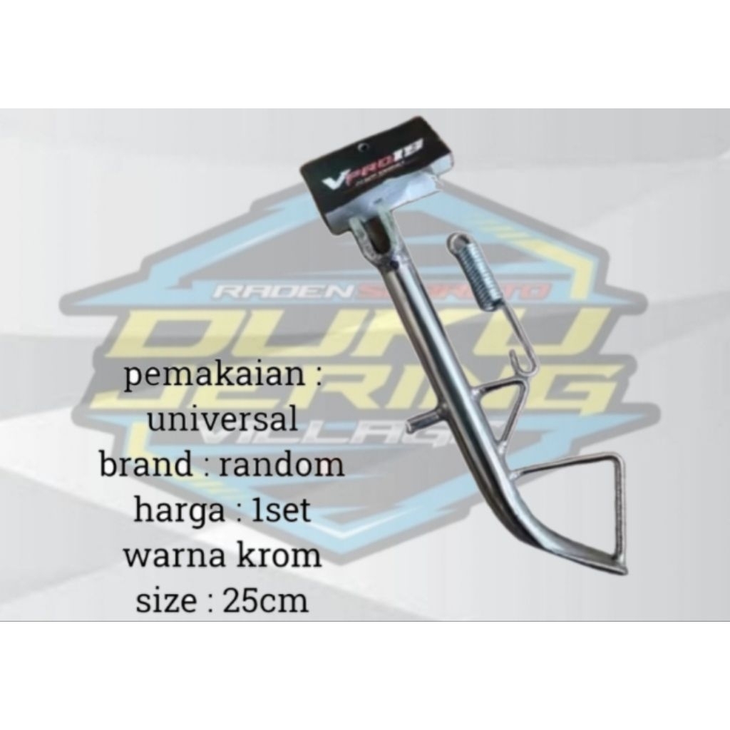 STANDAR SAMPING KROM ASTREA GRAND PRIMA LEGENDA BEAT VARIO UNIVERSAL 23CM