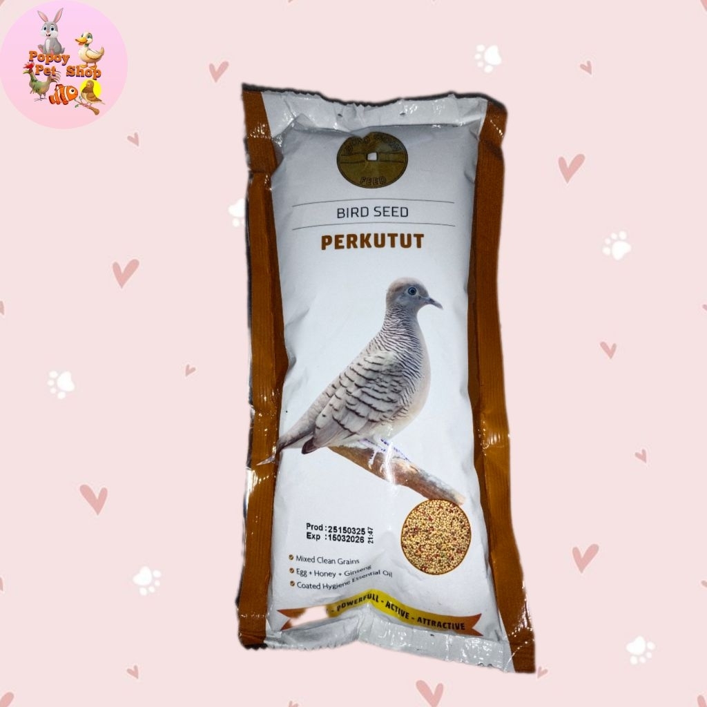 GOLD COIN PERKUTUT / VOER / PAKAN BURUNG 450 GRAM