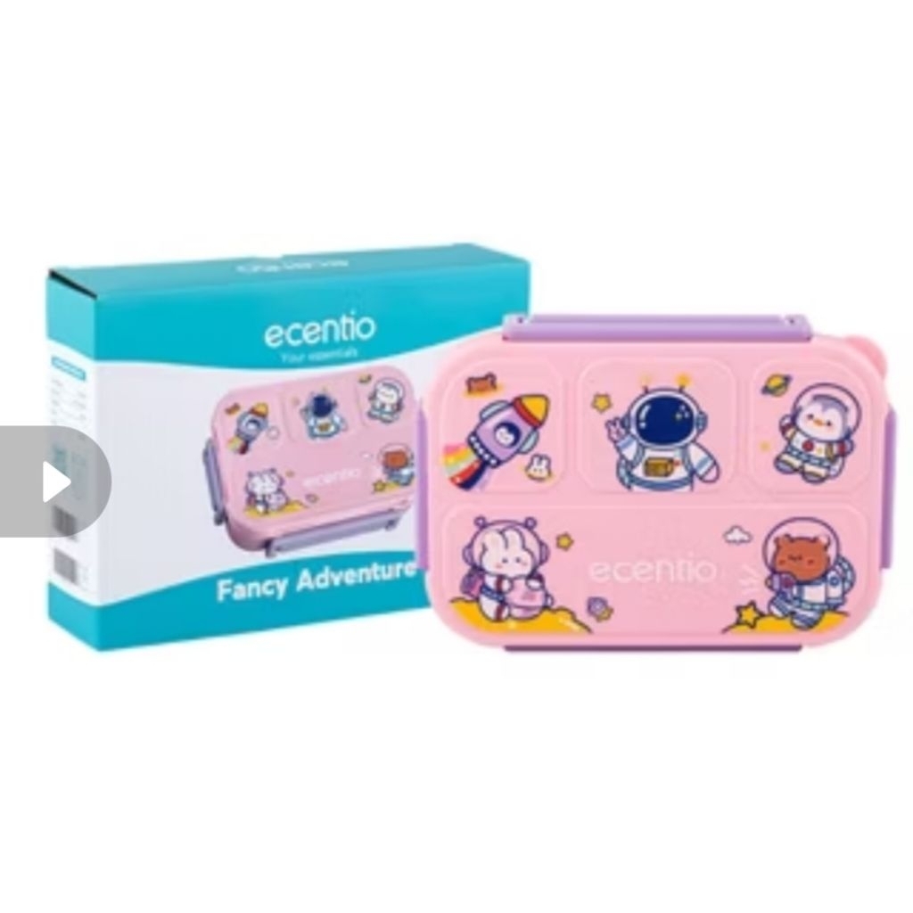 kotak makan anak MURAH merk ecentio anti tumpah