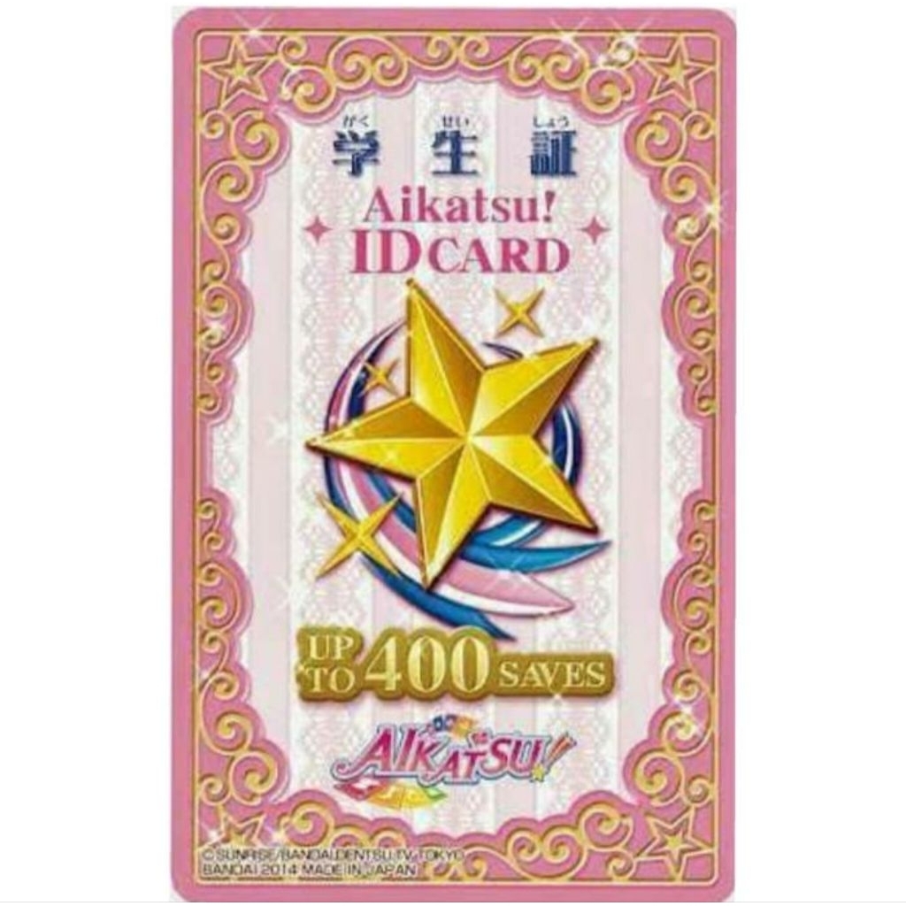 ID Card Aikatsu kartu Bintang memory card Aikatsu
