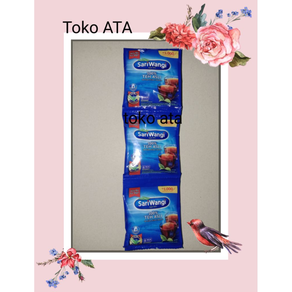 

ATA - TEH SARI WANGI - TEH CELUP SARI WANGI - PAKET 4PICIS