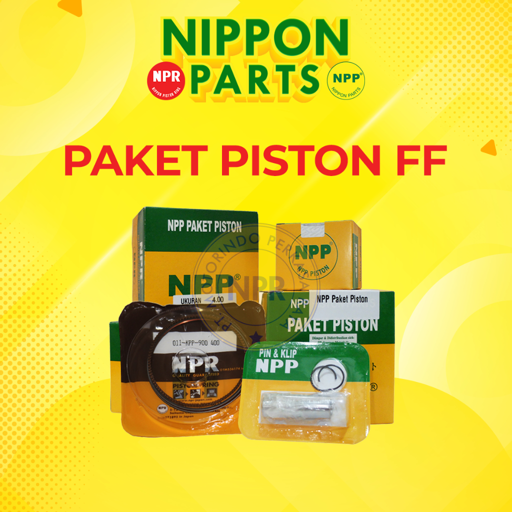 PISTON KIT HALF FORGING / PISTON KIT SEMI FORGING LEXI NPP