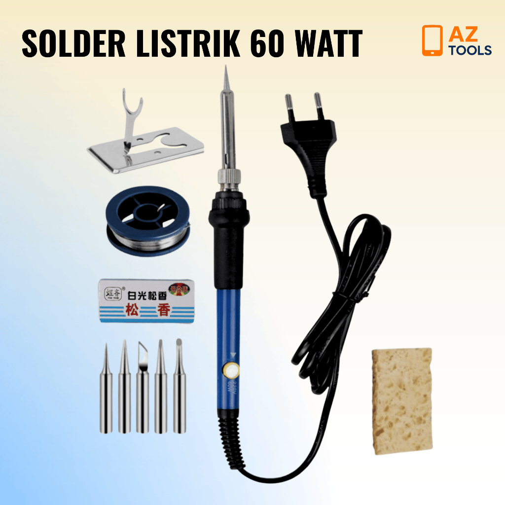 Solder Listrik 60 watt 60w Adjustable Temperature solder hp elektronik
