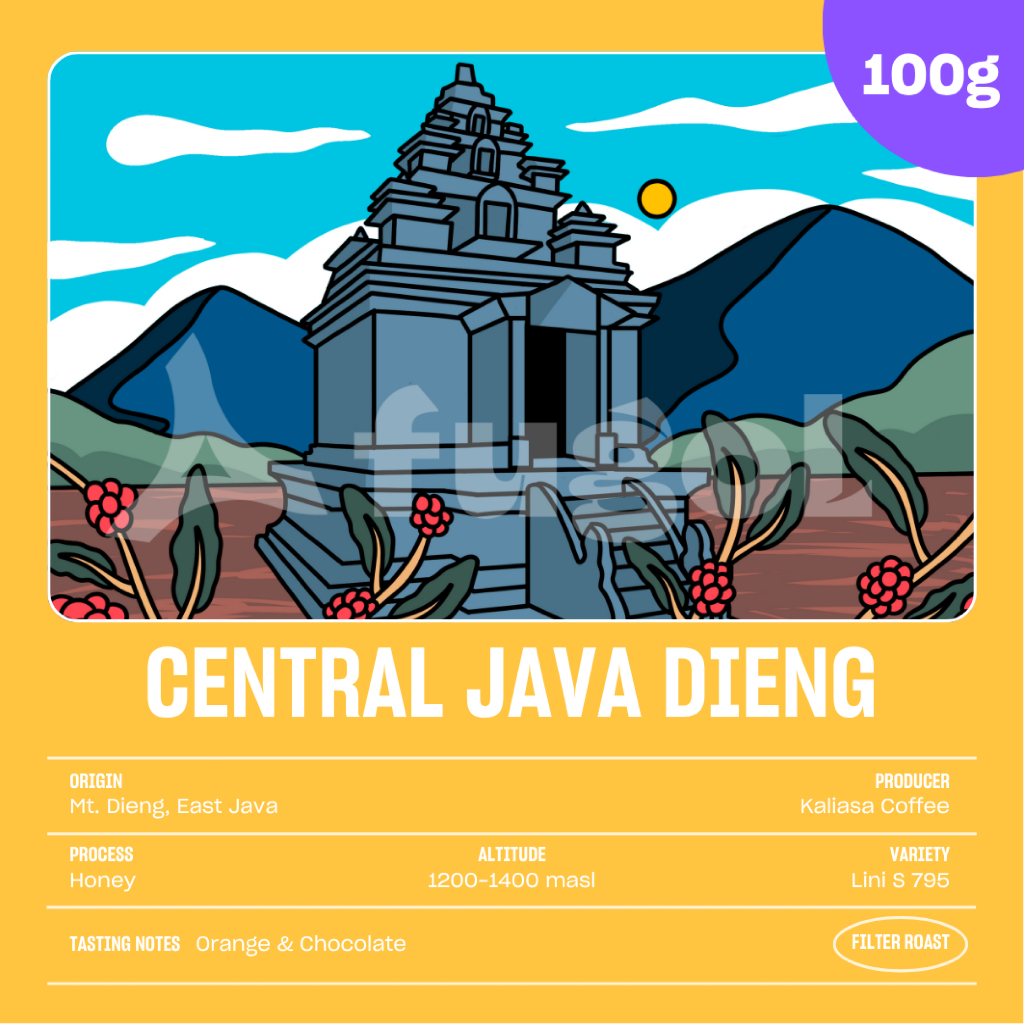 

Biji Kopi CENTRAL JAVA DIENG BANJARNEGARA HONEY (100gr) Specialty Arabica Coffee Beans