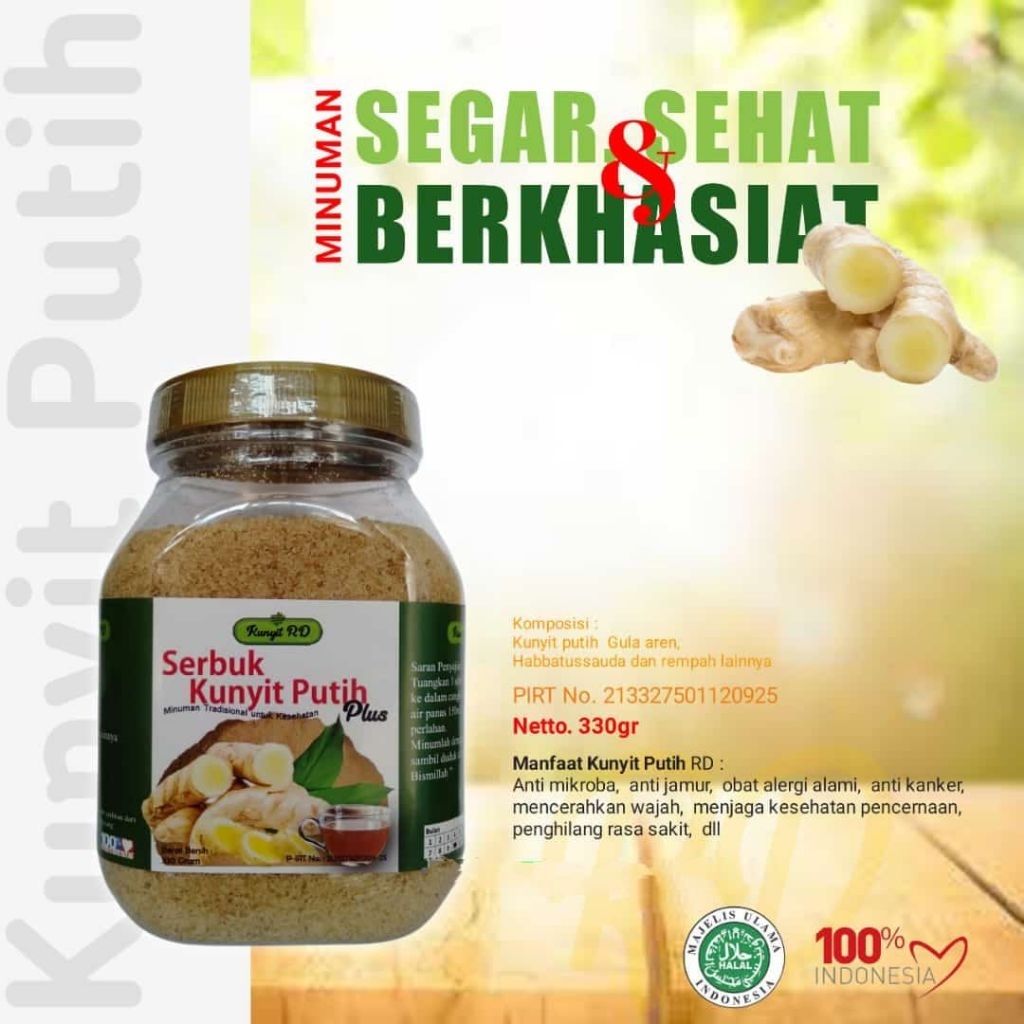 

SERBUK KUNYIT PUTIH