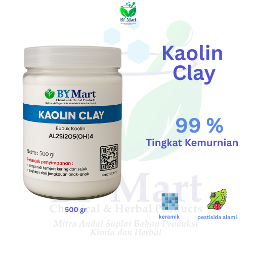 BY KIMIA & HERBAL - Kaolin Clay / Kaoline / Bubuk Kaolin / Kaolin
