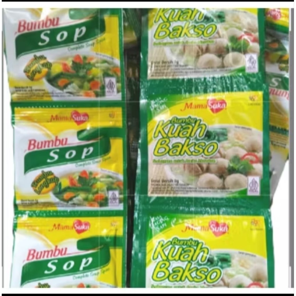 

bumbu kuah bakso dan sop 1 renceng/10pcs