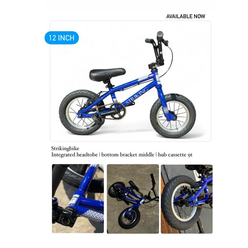 SEPEDA 12 INCH BMX STRIKING INTEGRATED MIDDLE