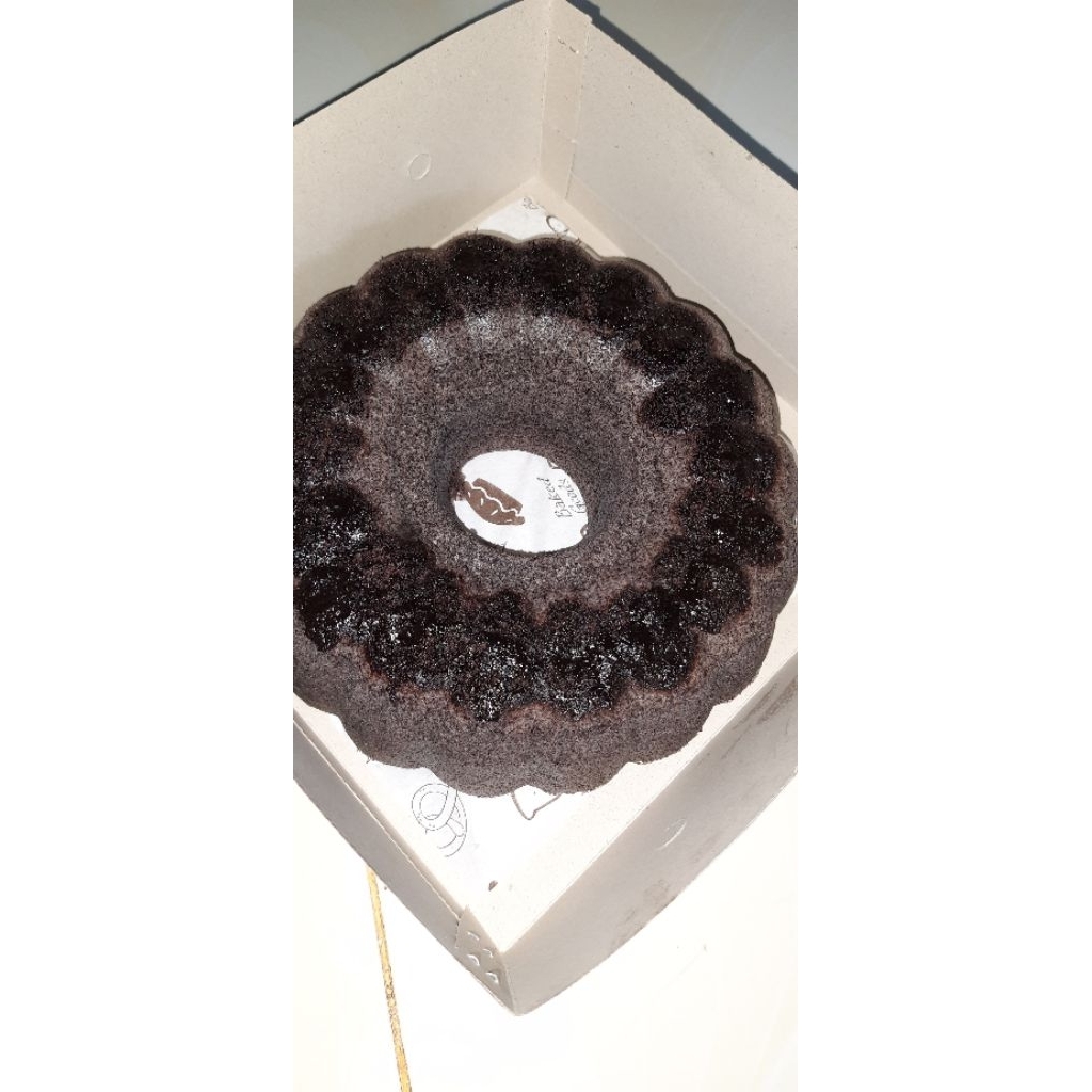 

Bolu ketan hitam coklat lumer