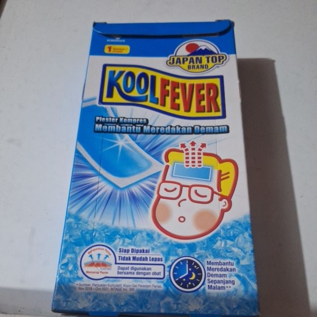 koolfever kool fever untuk dewasa - plester kompres demam