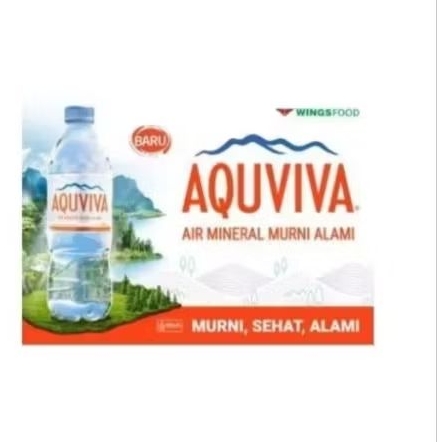 

AIR MINERAL AQUVIVA 700ml 1 PACK ISI 12 BOTOL