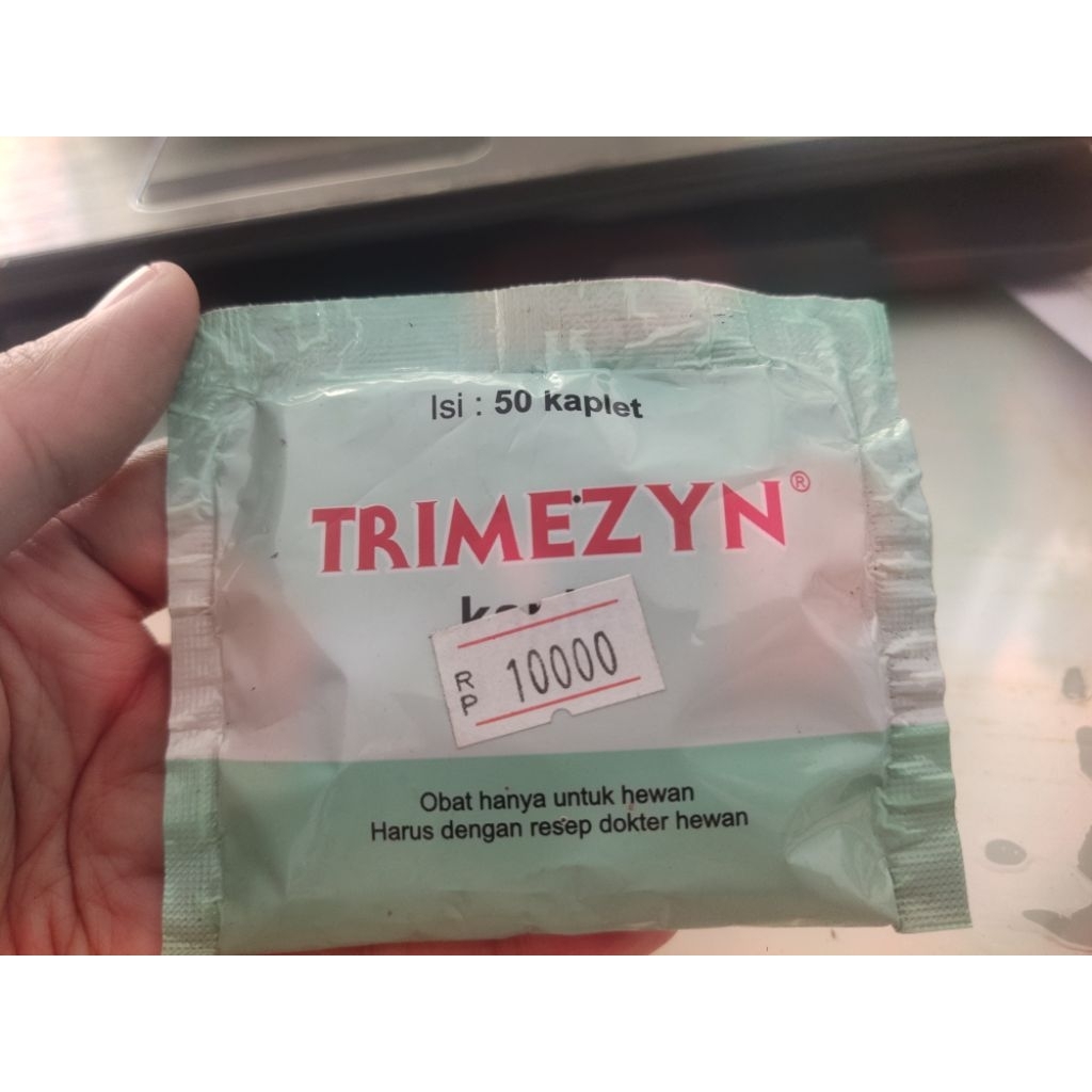 Trimezyn Sachet Medion isi 50 Kaplet/Obat Ayam/Bebek/Unggas Sakit