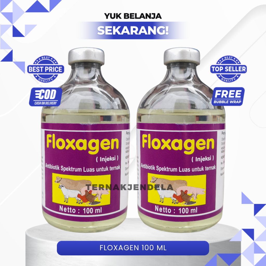 FLOXAGEN 100 ML - Mengatasi Pernafasan Untuk Ternak