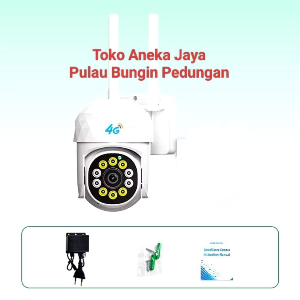 CCTV Kartu SIM 4G CCTV 2 Camera dn 1 camera SIM card.