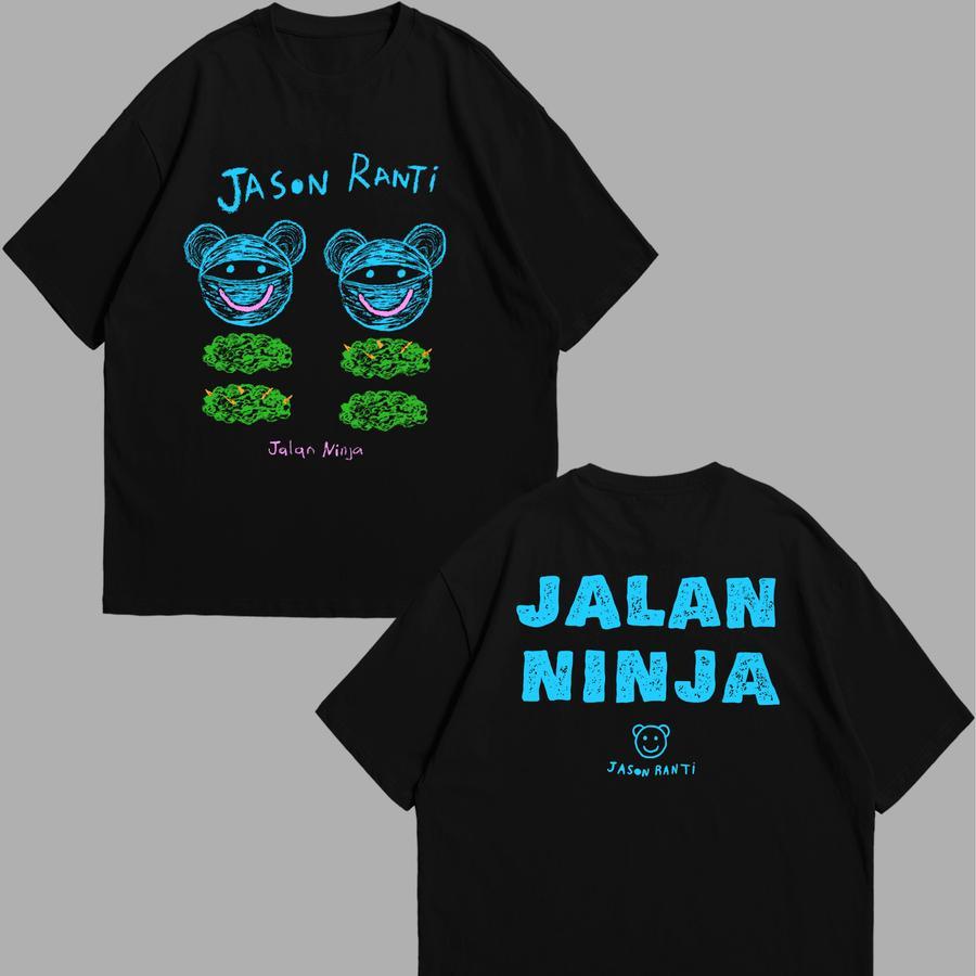 TSHIRT HITAM / KAOS BAND JASON RANTI / JASON RANTI JALAN NINJA