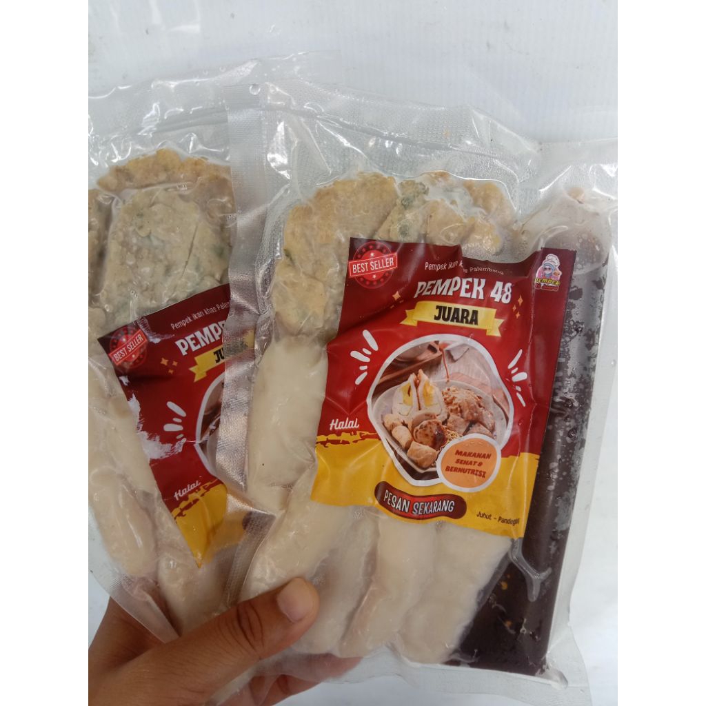 

Pempek Palembang Pempek ikan Pempek premium cuko pedes manis Frozen Food Camilan keluarga
