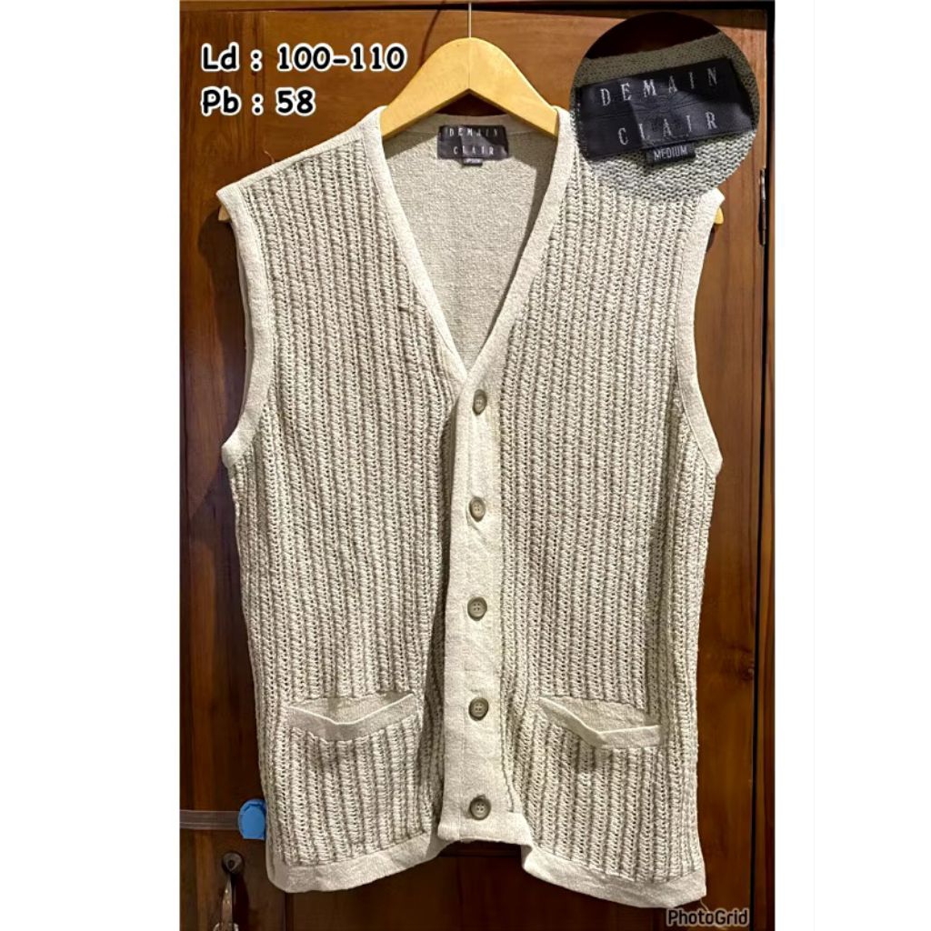 Vest Rajut - Rompi Kekinian - Preloved