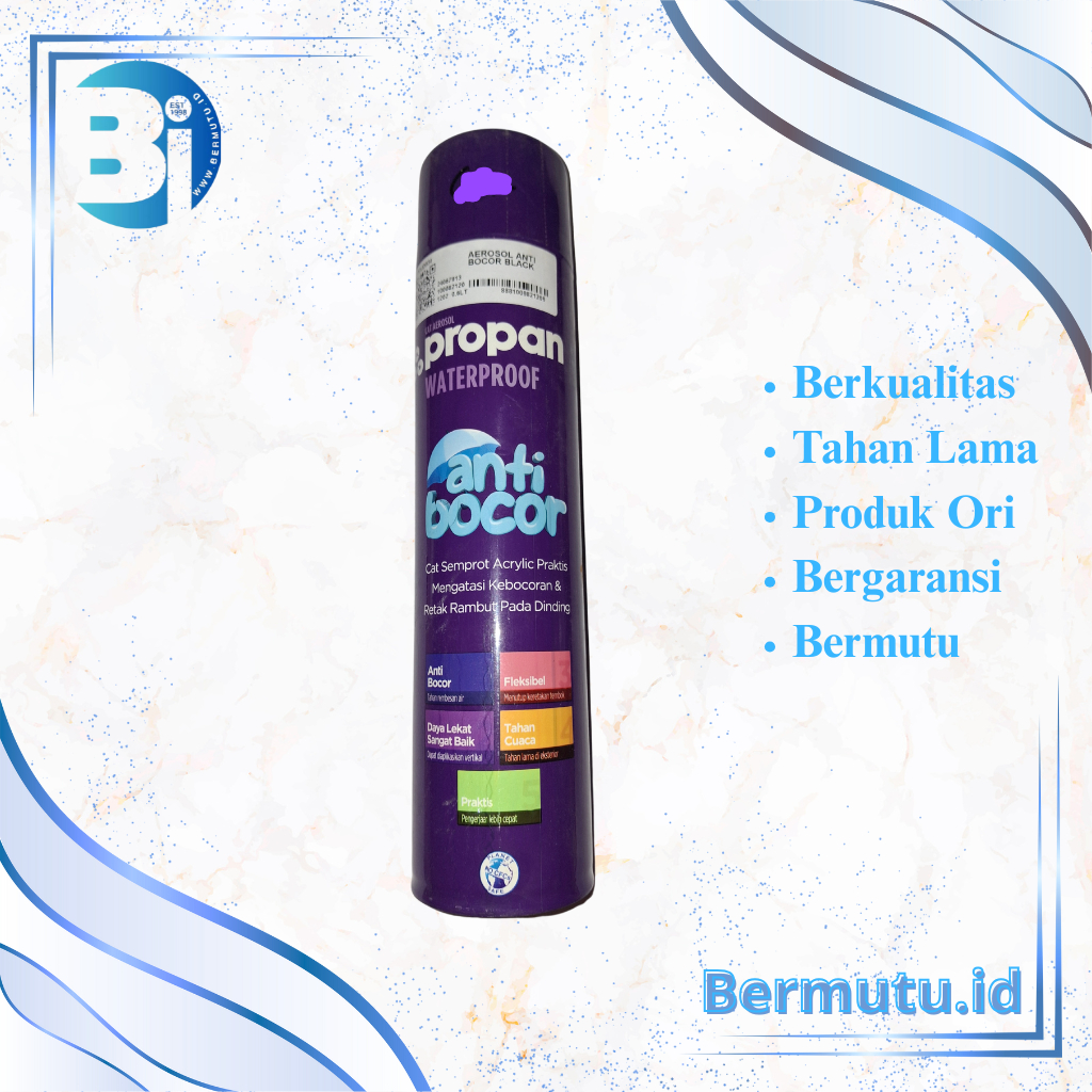 Propan Anti Bocor Spray – Cat Semprot Waterproof Praktis untuk Dinding & Tembok Retak