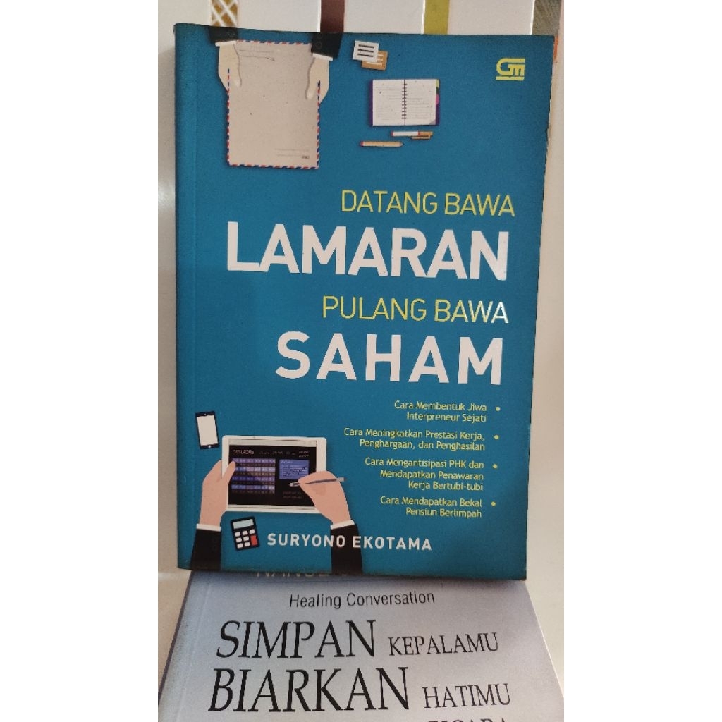 buku (bekas) datang bawa lamaran pulang bawa saham - suryono ekotama