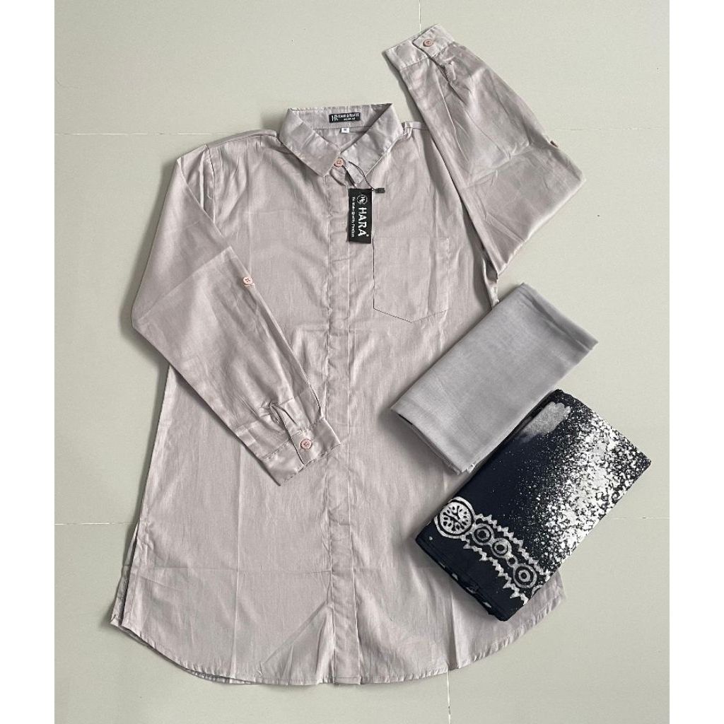 Paket Santri (sarung tunik hijab) 3in 1