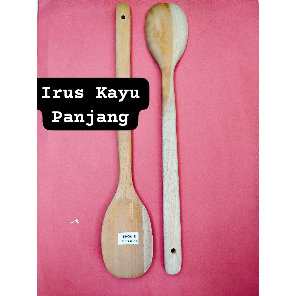 Irus Sendok Sayur Kayu/Centong Kayu Sayur