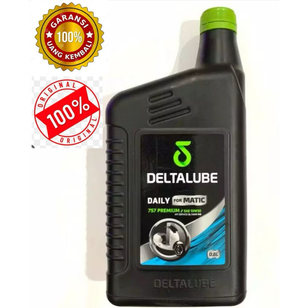 Oli Deltalube motor matic 0,8 ml/800ml asli ori oli mesin motor matic Deltalube