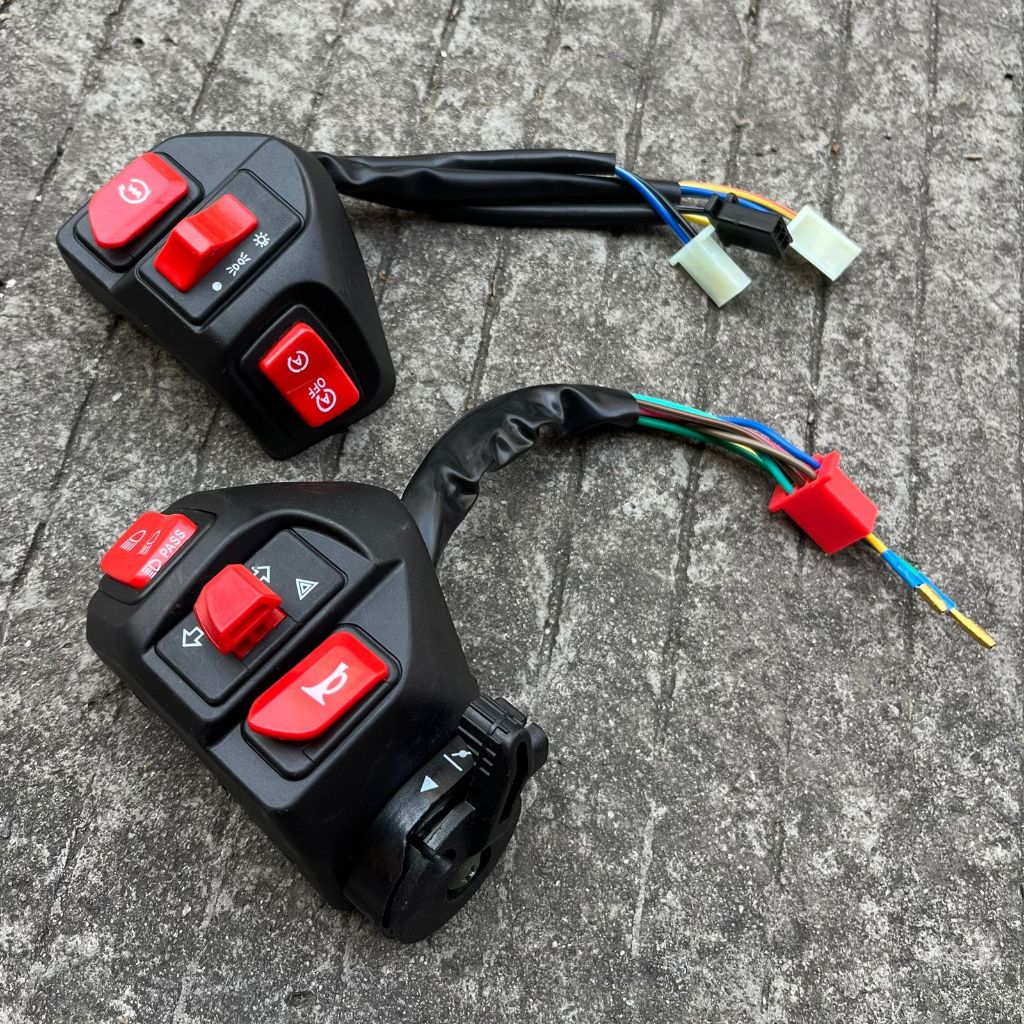 SAKLAR SET MOTOR MIO SAKLAR VIETNAM FULL SET KOMPLIT ENGINE HAZARD KLAKSON LAMPU SENJA LAMPU SEN LAM