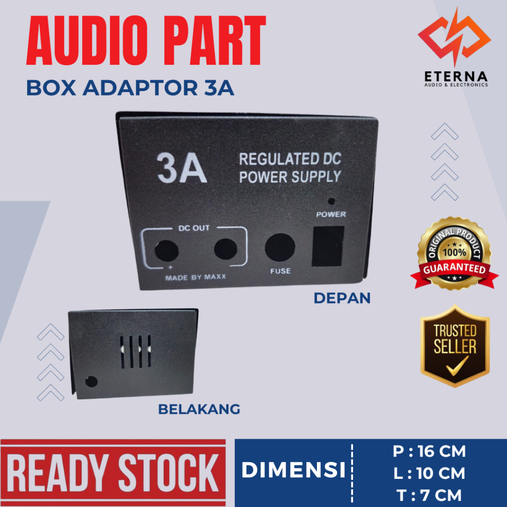 BOX ADAPTOR 3 AMPERE MAXX - 100% ORIGINAL