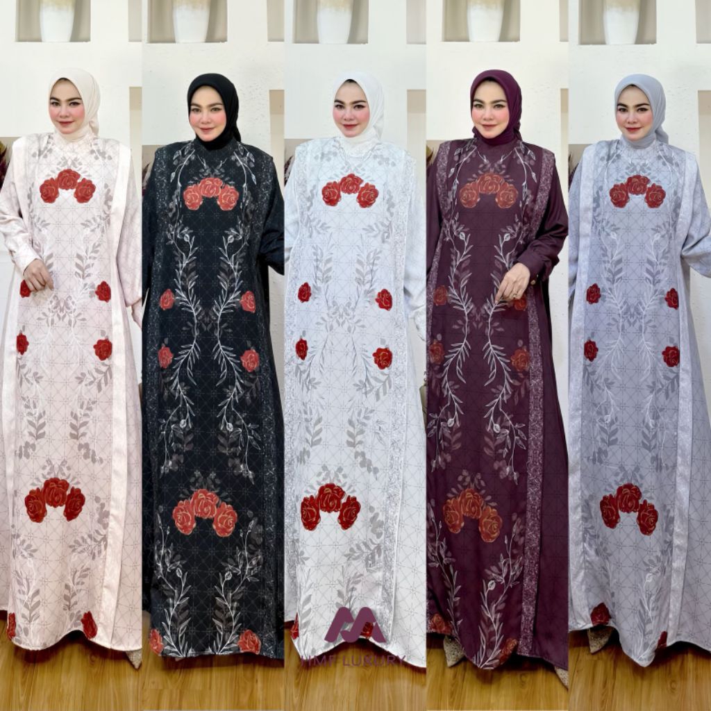 READY GAMIS TERBARU NISA DRESS PREMIUM ORI BY HMF LUXURY