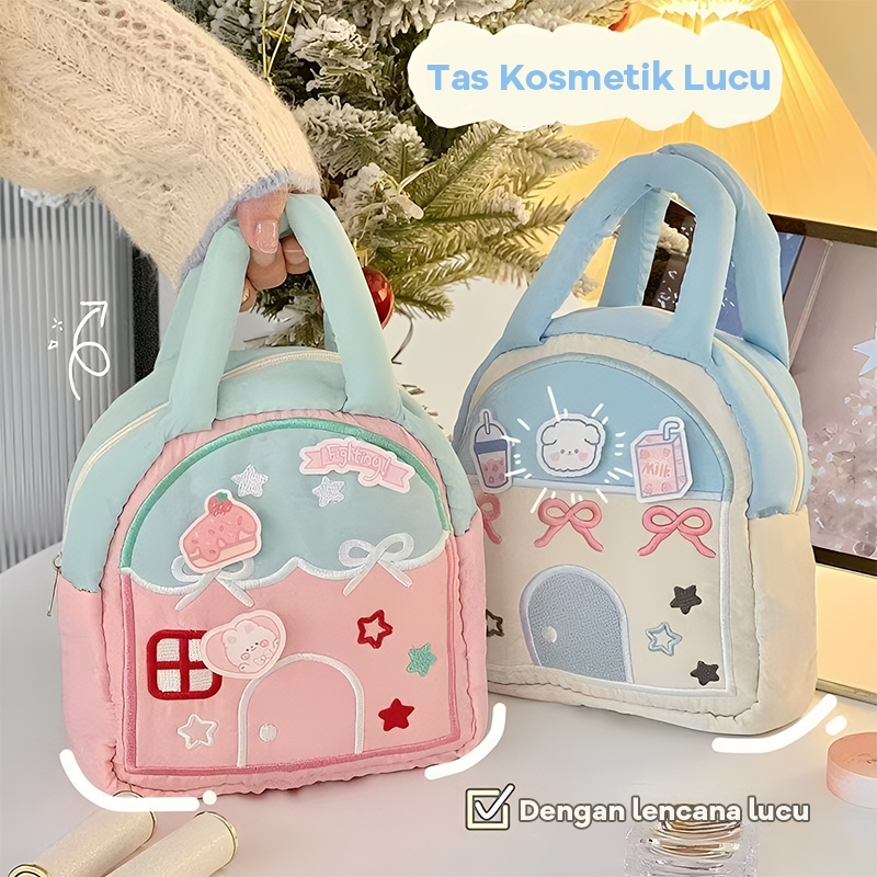 

ATH Pinkbubbly.READY Tempat Pensil Bentuk Rumah Aesthetic / Kotak Pensil Korean StyleKotak pensil
