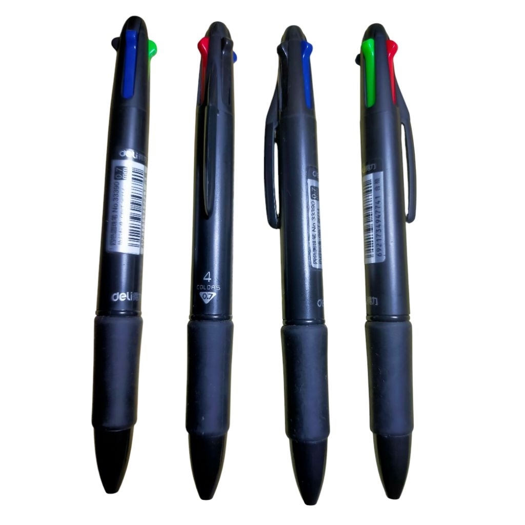 

Pen / Ballpen 0.7mm 4 Warna Red,Blue,Green, & Black
