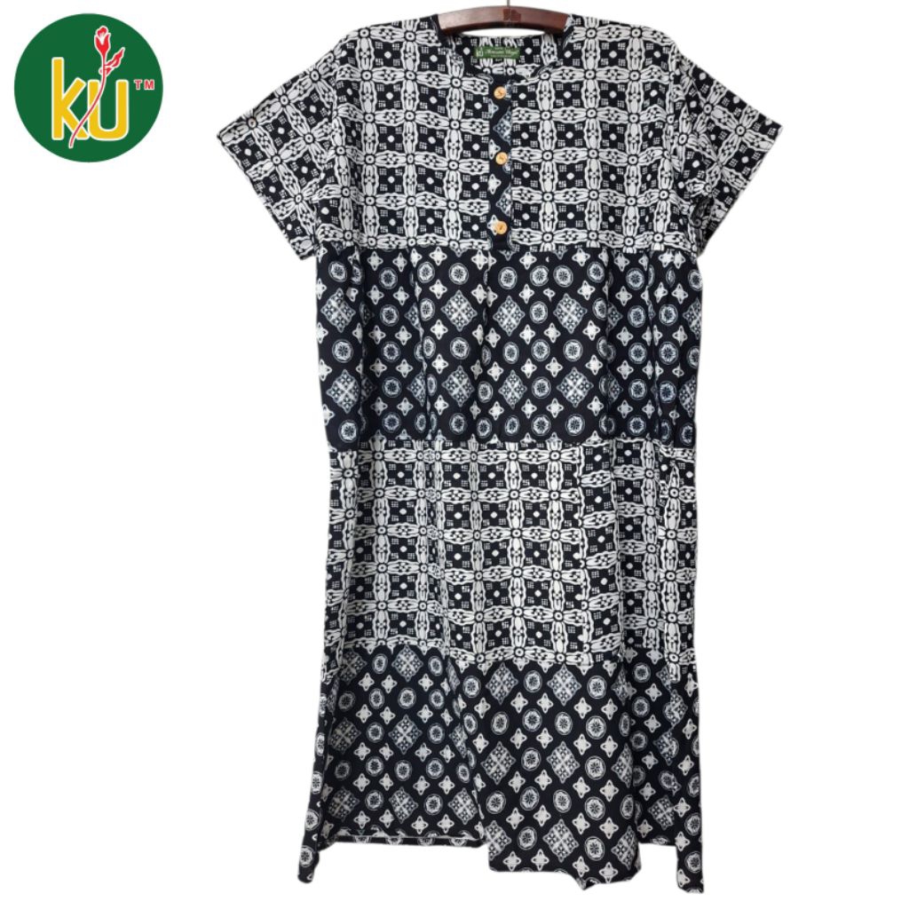 Kencana Ungu Daster Susun Daster Label Hijau Daster Ibu Menyusui Daster Susun Daster Motif Batik