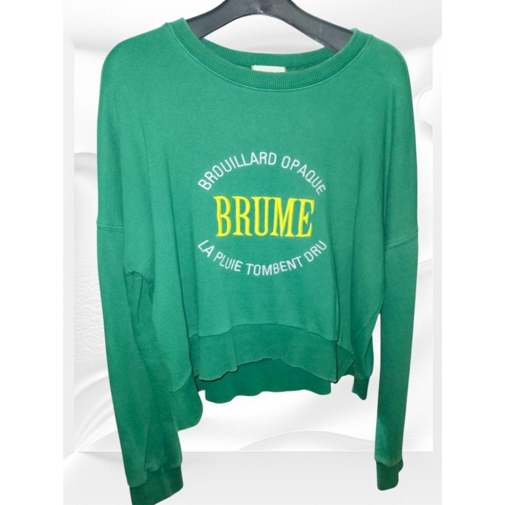 BAJU KAOS PANJANG CN KROP CROP CREWNECK OH JIN HO