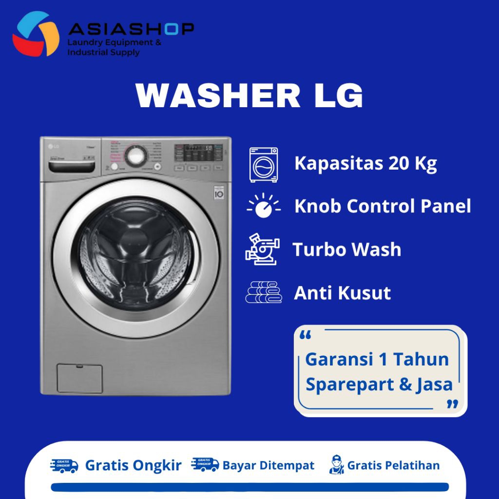 Mesin Cuci LG 20 Kg Frontloading
