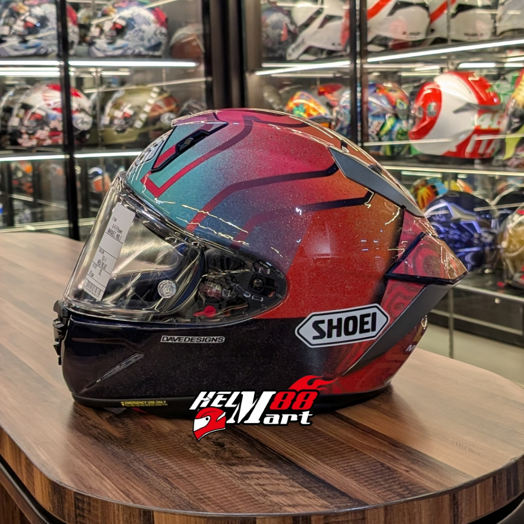 Shoei X15 Holi TC 1 Marc Marquez Indian GP Premium Helmet Full Face Helm Shoei X Fifteen